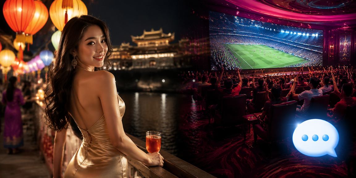Khung cảnh cá cược casino đêm tại Huế